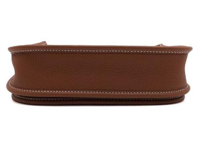 Hermès Borsa a tracolla e crossbody Evelyne Pouch III Clemence Gold Hardware Giallo - vista 9
