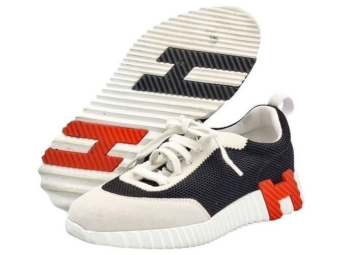 Hermès Bouncing Sneakers Blanco - vista 2