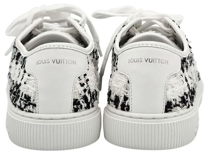 Louis Vuitton Tweed-Sneaker Weiß - Ansicht 4