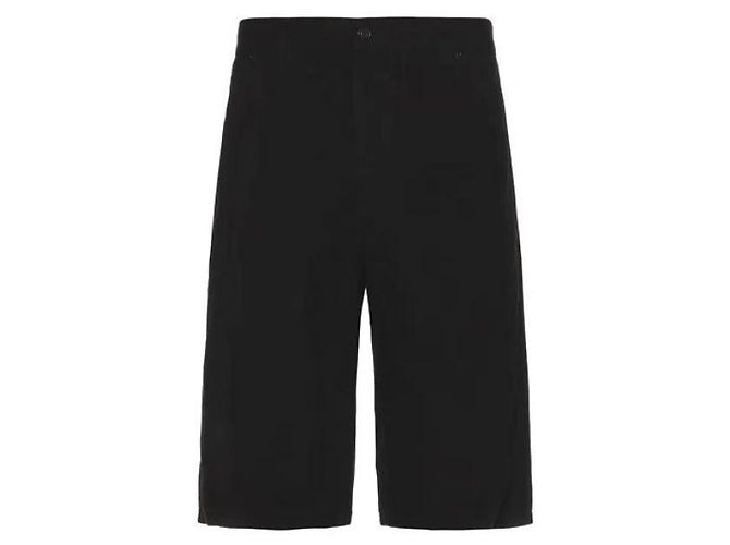 Saint Laurent Bermuda baggy de sarga de algodón - vista 4