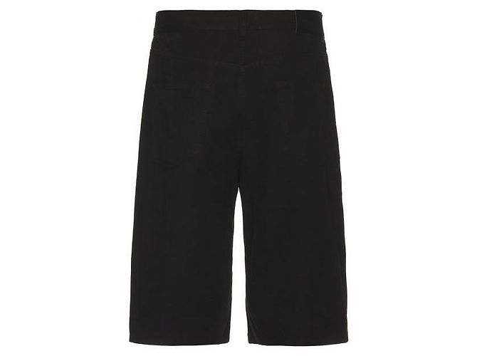 Saint Laurent Bermuda baggy de sarga de algodón - vista 5