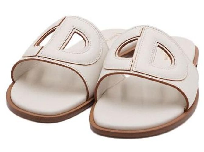 Dior Mules in vitello bianco da donna - vista 3