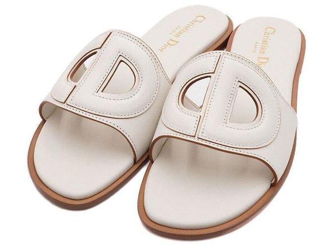 Dior Mules in vitello bianco da donna - vista 6