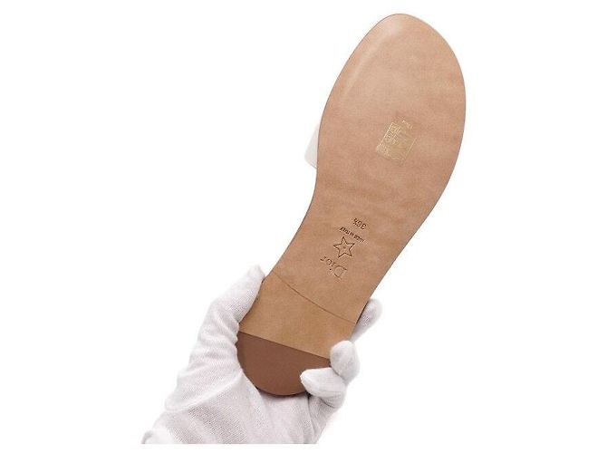 Dior Mules in vitello bianco da donna - vista 8
