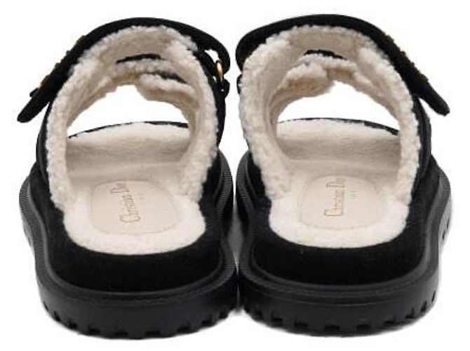 Mules Dioract in camoscio nero da donna - Sandali/Pantofole - vista 6