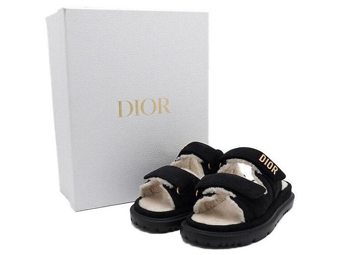 Mules Dioract in camoscio nero da donna - Sandali/Pantofole - vista 7