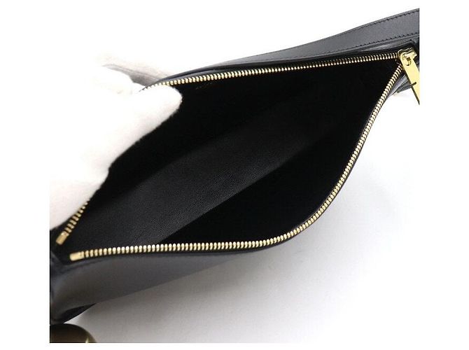 Burberry Borsa a tracolla unisex piccola in pelle Black Shield - vista 6