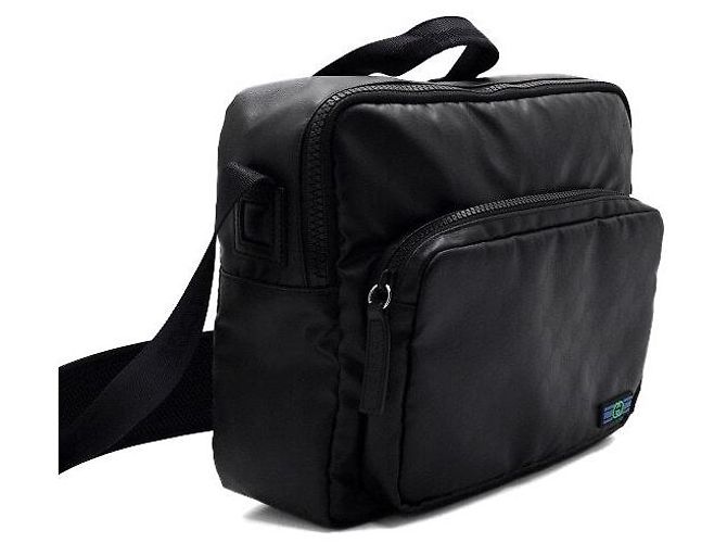 Gucci Borsa Messenger Crystal Canvas Nero - vista 3