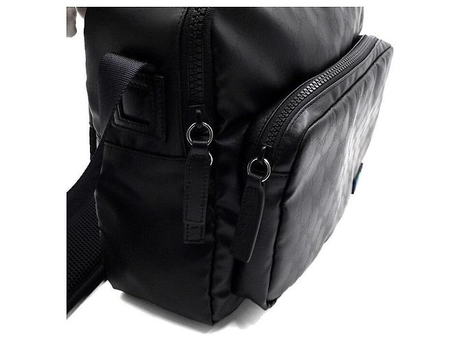 Gucci Borsa Messenger Crystal Canvas Nero - vista 8