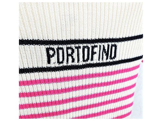Dior Riviera Stripe Strickoberteil mit kurzen Ärmeln - Ansicht 3