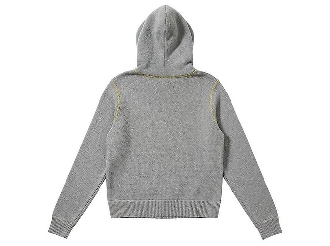 Marni Strickjacke aus Wolle und Kaschmir in Hellgrau für Herren Braun - Ansicht 2