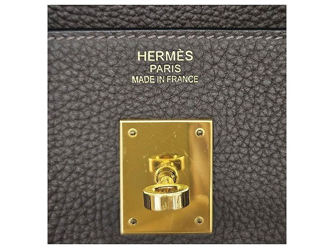 Hermès Birkin Togo Gold Hardware Marrone - vista 11