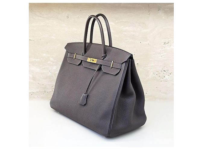 Hermès Birkin Togo Gold Hardware Marrone - vista 6