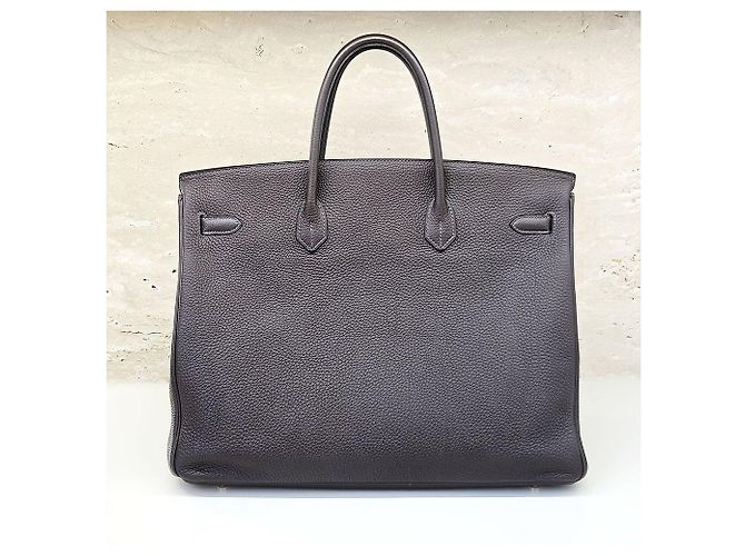 Hermès Birkin Togo Gold Hardware Marrone - vista 8