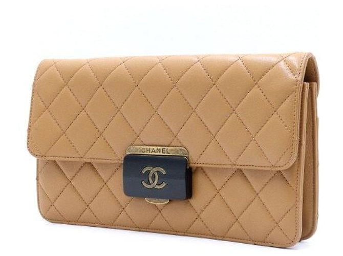 Chanel Borsa a tracolla e borsa a spalla Beauty Lock con grande patta e catena - vista 2
