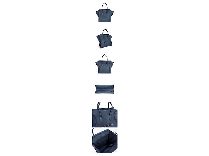 Luggage Céline Mala de viagem Navy - vista 2