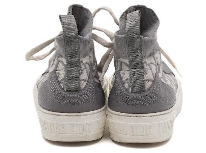 Oblique Dior Graue Work'n Sneaker aus technischem Strick für Damen - Ansicht 5