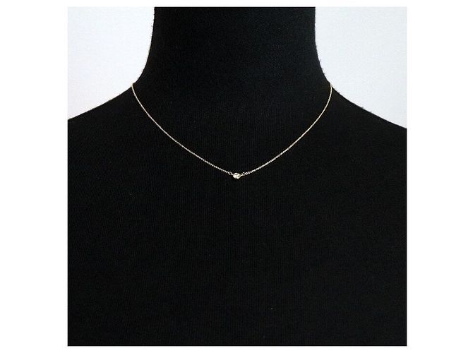 Tiffany & Co Collana con pendente Yellow Gold Diamond By The Yard - vista 2