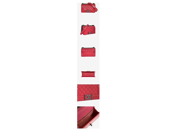 Chanel Borsa Boy Patent Small Fuchsia Pink Series Rosa - vista 2