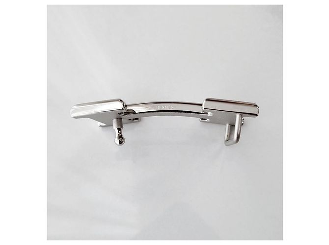 Hermès Reversible Belt with Buckle Black Gold - view 10