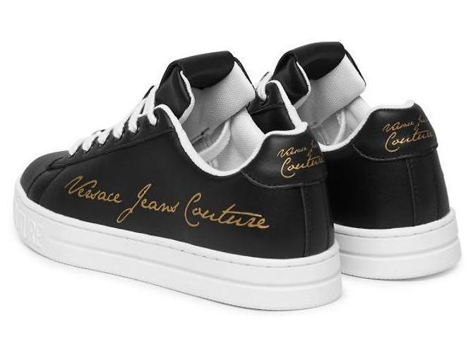 Versace Sneakers Court Nero - vista 6