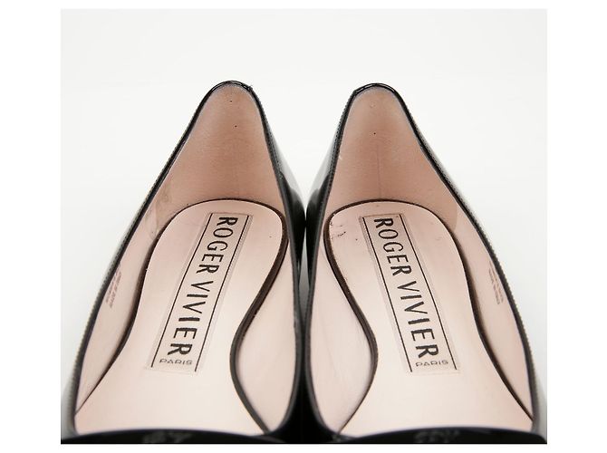 Roger Vivier Scarpe basse Gommetine in pelle laccata Nero - vista 4