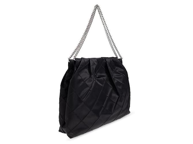 Tory Burch Fleming Nylon Hobo Negro - vista 6