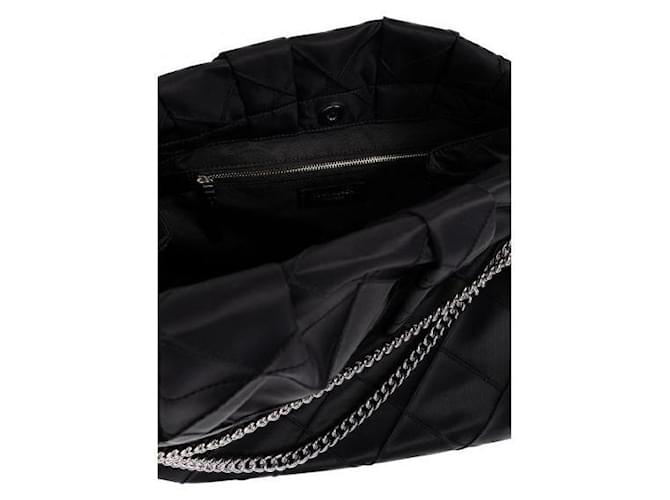 Tory Burch Fleming Nylon Hobo Negro - vista 7
