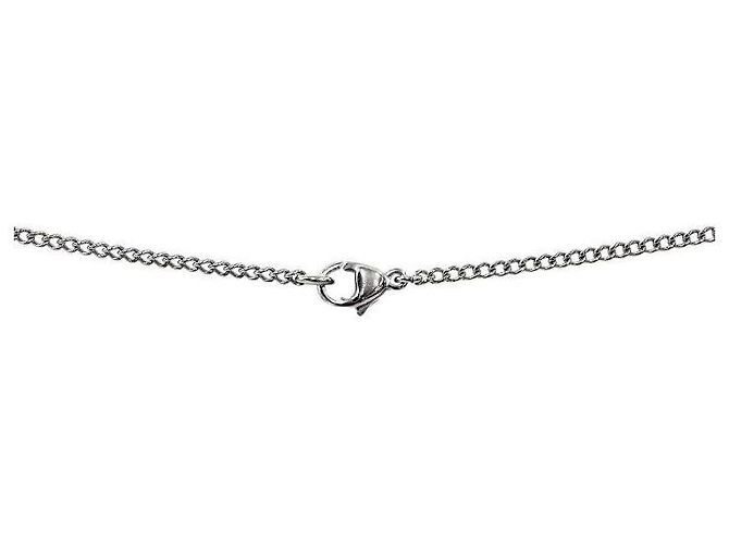 Chanel Collier Choco Bar CC Silver - vue 3