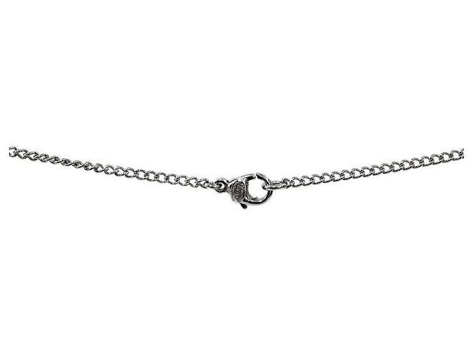 Chanel Collier Choco Bar CC Silver - vue 4