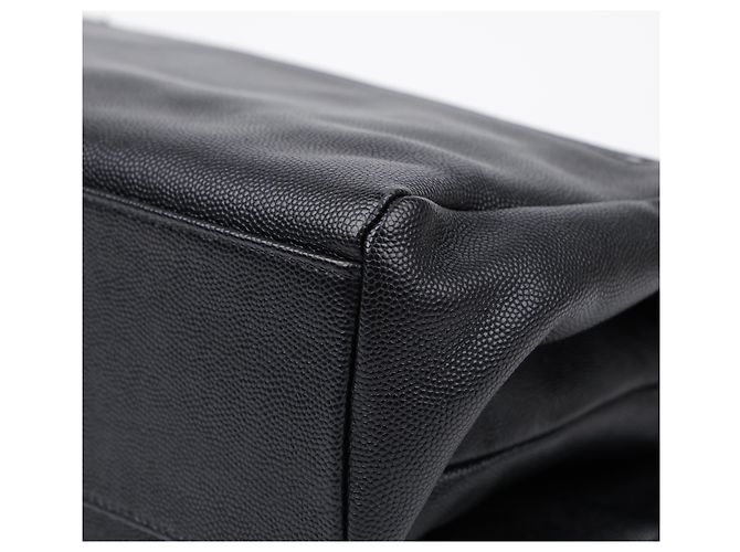 Saint Laurent Bolso de hombro West Flap de piel Monogram Negro - vista 11
