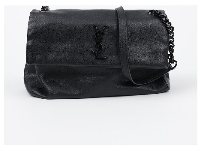 Saint Laurent Bolso de hombro West Flap de piel Monogram Negro - vista 2
