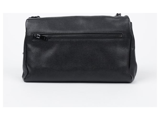 Saint Laurent Bolso de hombro West Flap de piel Monogram Negro - vista 4