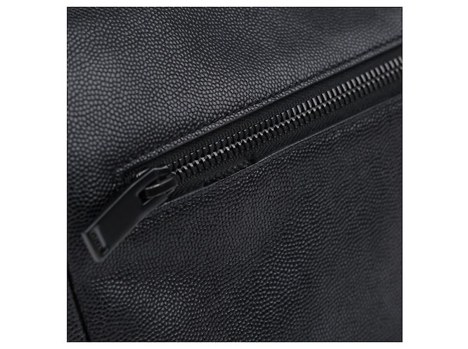 Saint Laurent Bolso de hombro West Flap de piel Monogram Negro - vista 5