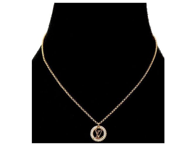 Louis Vuitton Collana Louise by Night Gold D'oro - vista 5