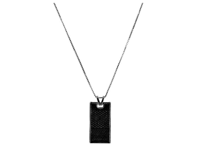Louis Vuitton Collana Damier Graphite Nero - vista 2