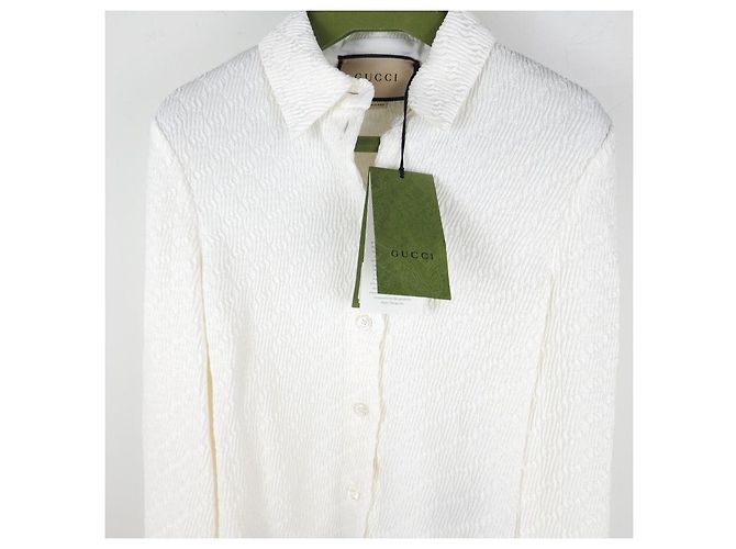 Gucci Chaqueta plisada gg GG - vista 2