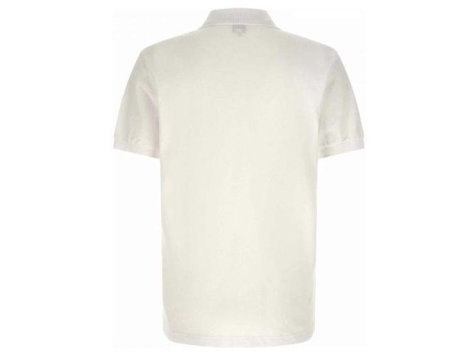 Kenzo Bokeh Flower Slim Polo aus Baumwolle Weiß - Ansicht 5