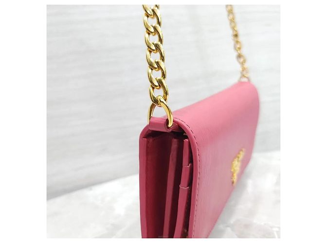 Prada Borsa a tracolla WOC in Saffiano Rosa - vista 4