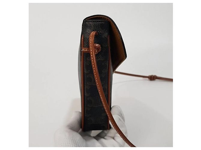 Céline Bolsa de Ombro Triangle Tan - vista 3