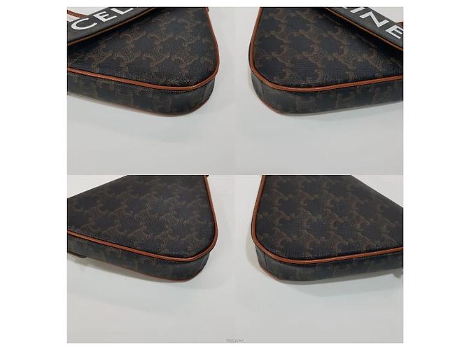 Céline Bolsa de Ombro Triangle Tan - vista 7