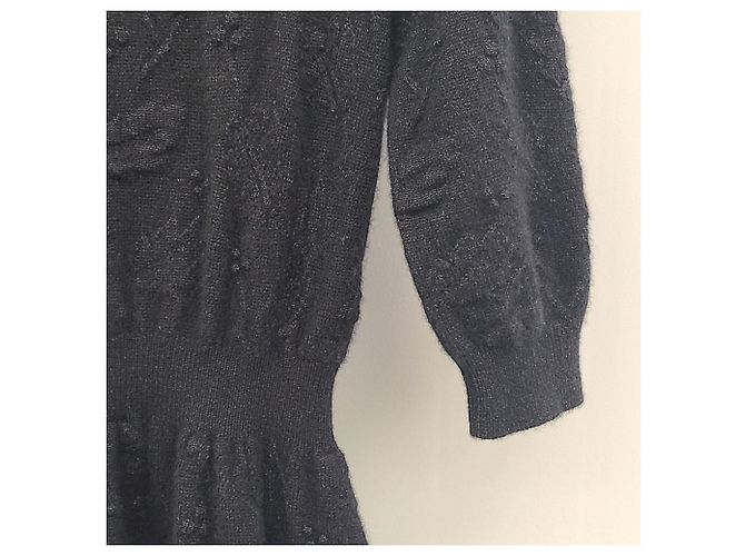 Chanel Kaschmir-Strickkleid Schwarz - Ansicht 5
