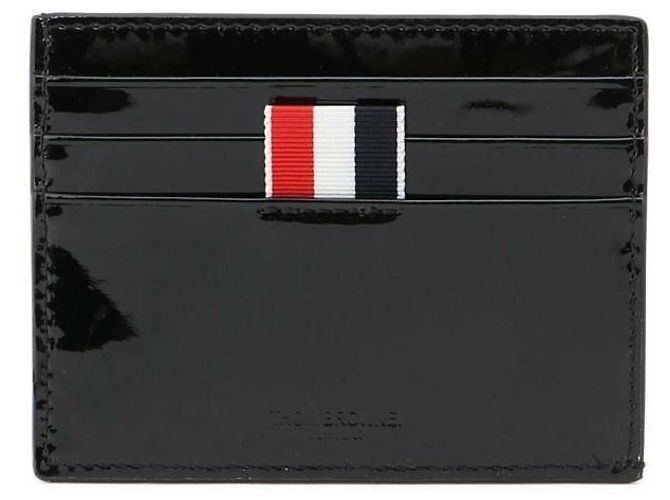 Thom Browne Kartenetui aus Lackleder mit Geldfach - Ansicht 4