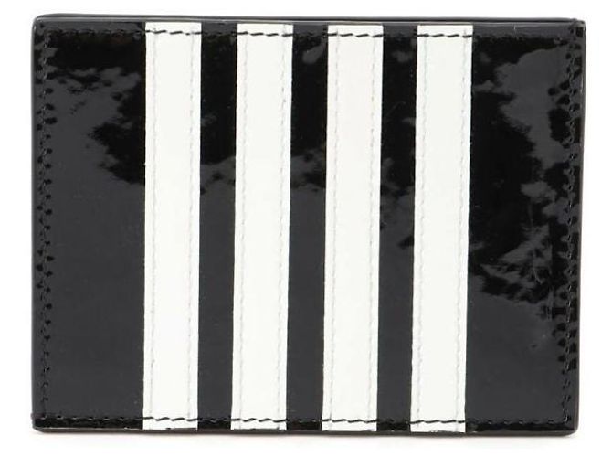 Thom Browne Kartenetui aus Lackleder mit Geldfach - Ansicht 5