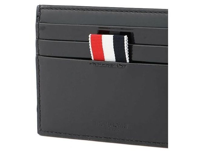 Thom Browne Kartenetui aus Lackleder mit Geldfach - Ansicht 6