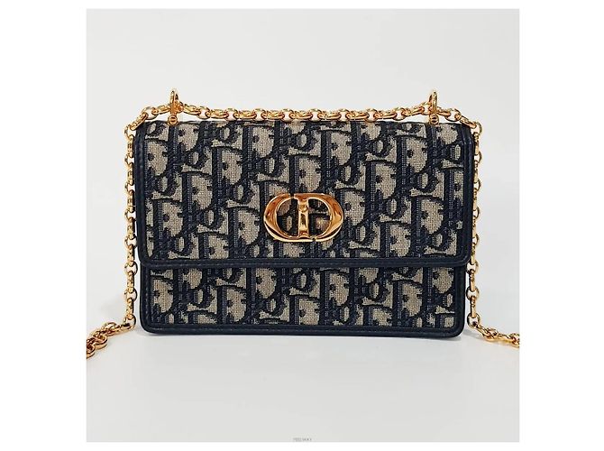 Dior Borsa Mini Miss Caro Oblique Blu - vista 2