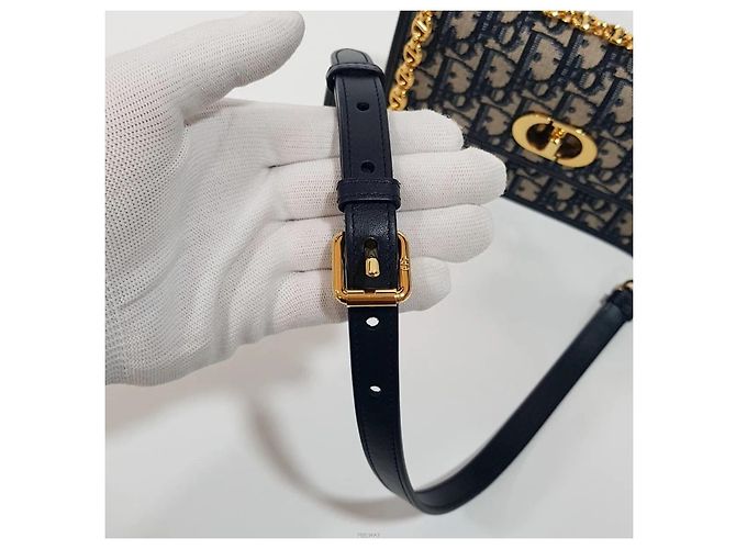 Dior Borsa Mini Miss Caro Oblique Blu - vista 5