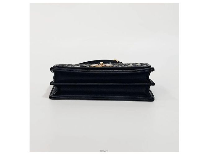Dior Borsa Mini Miss Caro Oblique Blu - vista 7