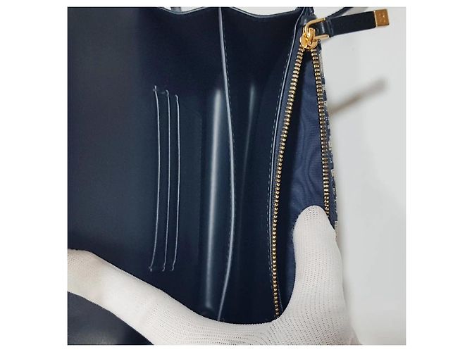 Dior Borsa Mini Miss Caro Oblique Blu - vista 9