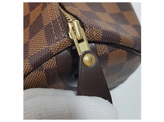 Louis Vuitton Borsa Tote Damier Speedy Marrone - vista 4